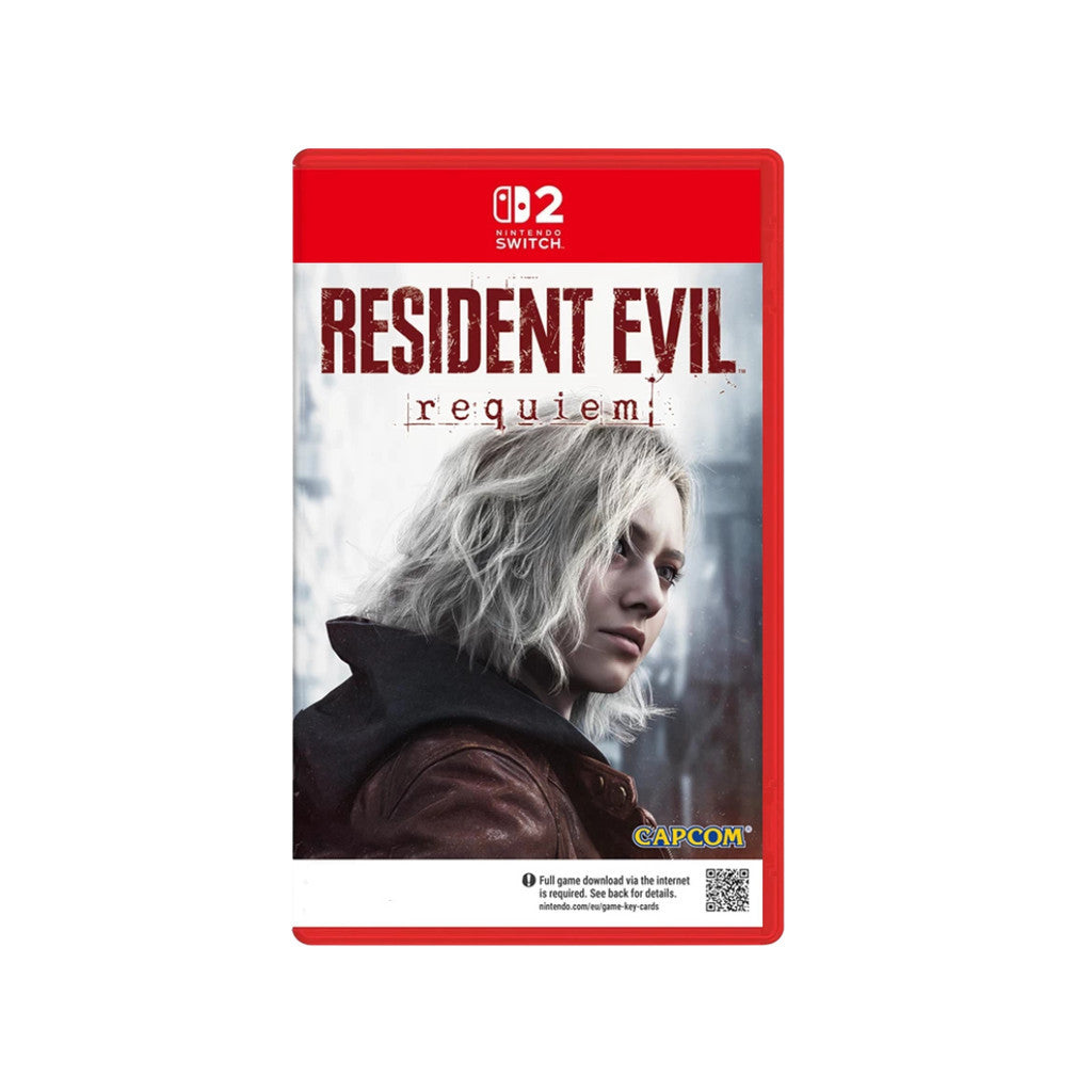 Nintendo Switch 2 RESIDENT EVIL REQUIEM แนวเกม SURVIVIAL แผ่นเกมมือหนึ่ง ( GAME KEY CARD )