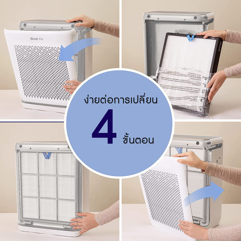 Levoit  ฟิลเตอร์เครื่องฟอกอากาศ  Vital 100S /Vital 200S /Core 200S Filter รับประกัน 2 ปี