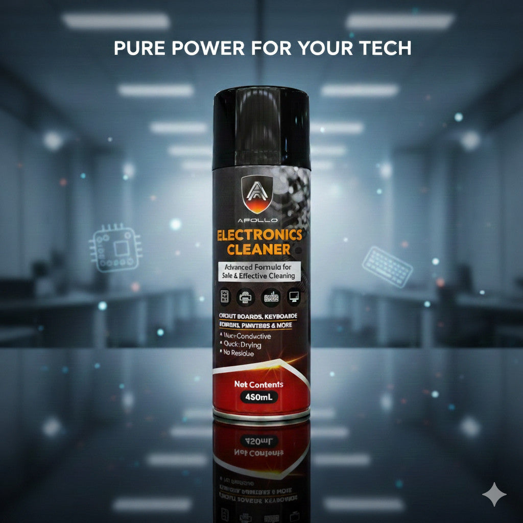 APOLLO Electonic Cleaner 450ML สเปรย์ทำความสะอาด แผงวงจร อิเล็กทรอนิกส์ รุ่น APL-SY02