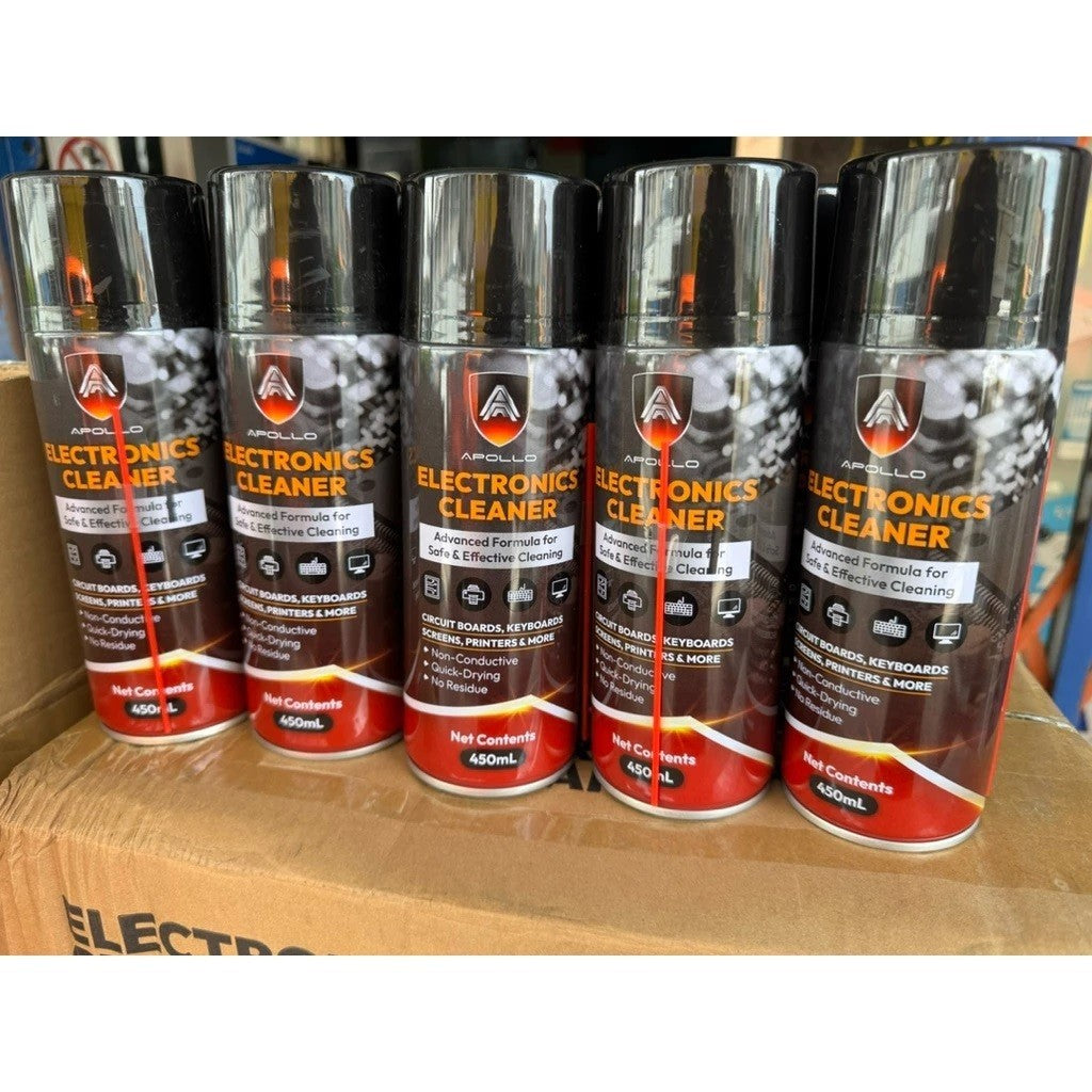 APOLLO Electonic Cleaner 450ML สเปรย์ทำความสะอาด แผงวงจร อิเล็กทรอนิกส์ รุ่น APL-SY02