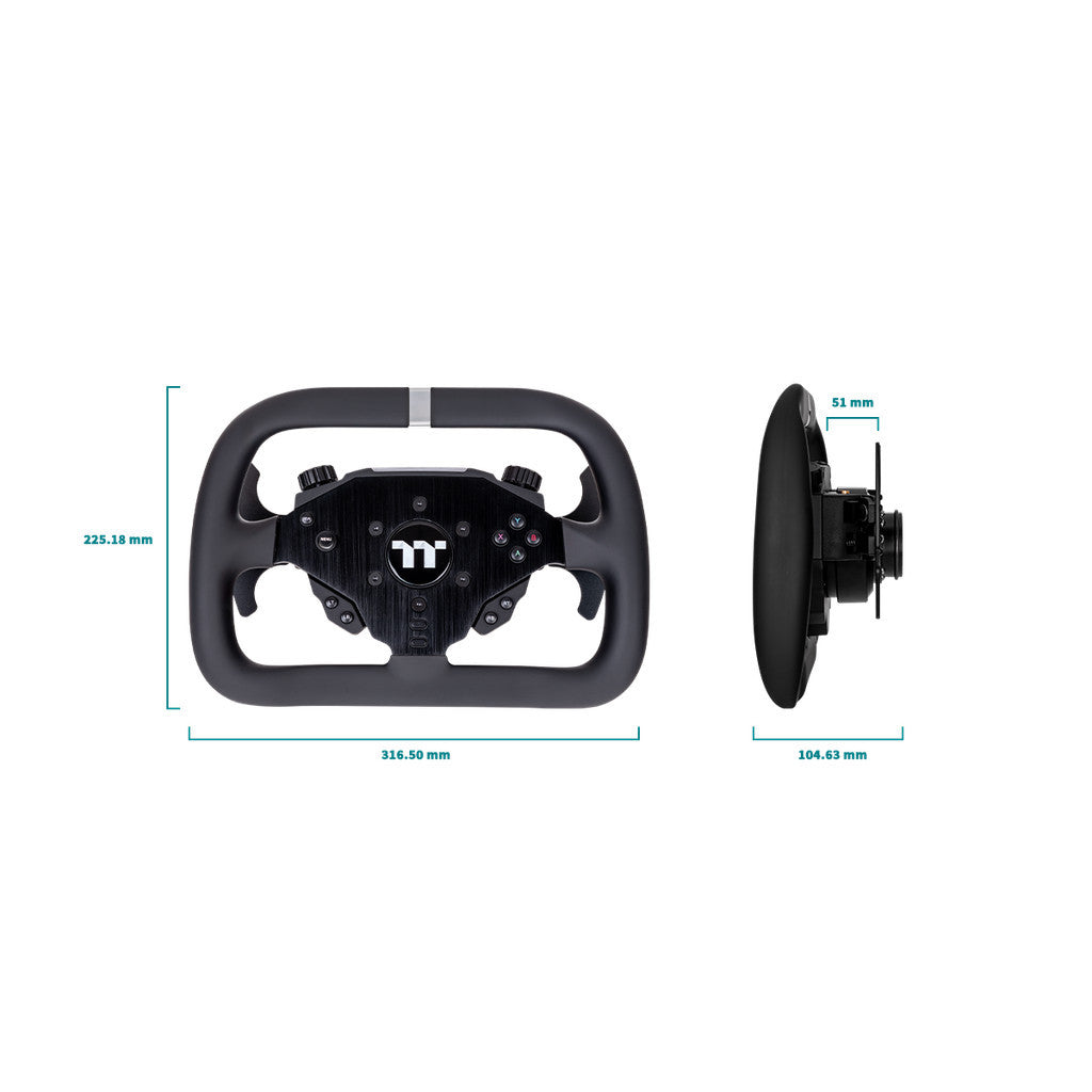 THERMALTAKE (จอยพวงมาลัย) F100 FORMULA STEERING WHEEL รับประกัน 1 ปี