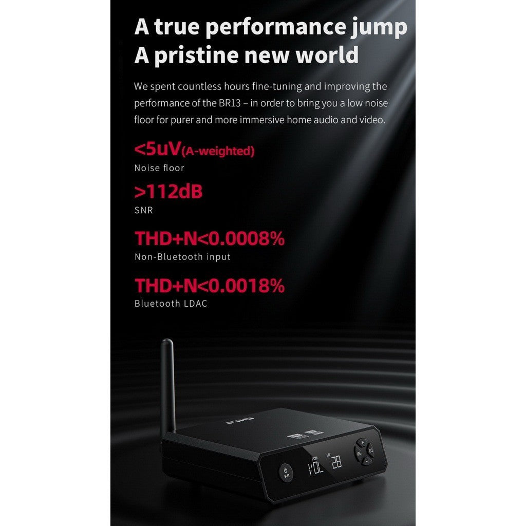FiiO BR13 ตัวรับสัญญาณ Bluetooth คุณภาพสูง รองรับ Dual Hi-Res รับประกัน 1 ปี