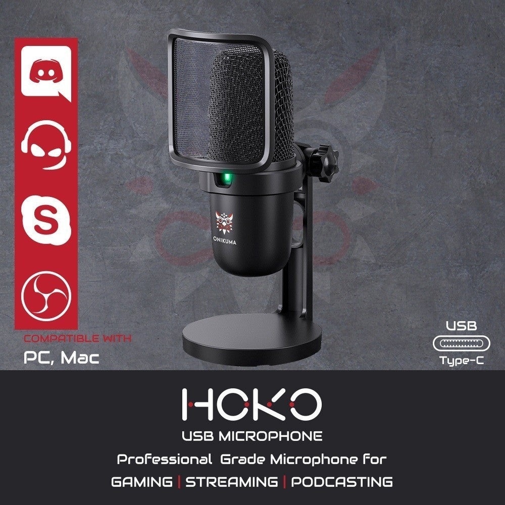 Onikuma Hoko M630 Microphone ไมโครโฟนตั้งโต๊ะ รับประกัน 2 ปี