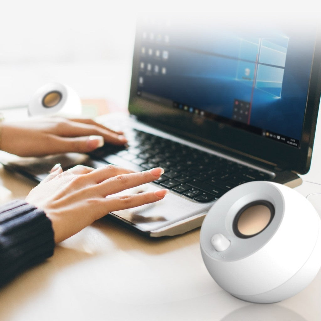 CREATIVE SPEAKER PEBBLE ลำโพง Black: 51MF1680AA000/White: 51MF1680AA001 รับประกัน 1 ปี