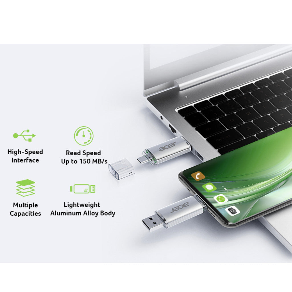 ACER FLASH DRIVE UT300 256GB USB3.2 (ZC.A01ST.0HC) 5Y.