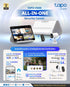 TP-LINK Tapo H500 Smart HomeBase Tapo Ecosystem Center สามารถเชื่อมต่อกล้อง Tapo ได้สูงสุด 16 ตัวและเซ็นเซอร์ 64 ตัว