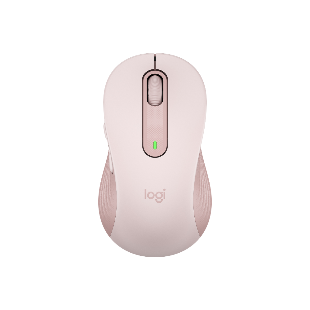 LOGITECH M650 สีชมพู SIGNATURE WIRELESS MOUSE เม้าส์ไร้สายเสียงคลิกเบา