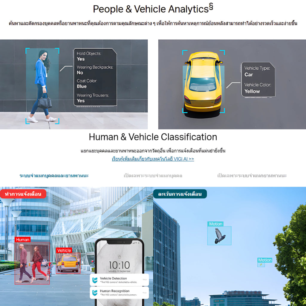 TP-Link VIGI INSIGHT S385 4MM 8MP Bullet  Network Camera กล้องวงจรปิด รับประกัน 3 ปี