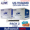 LINK US-9106MD สายแลนภายนอก มีลวดสลิง CAT6 UTP Cable สีดำ 305 เมตร